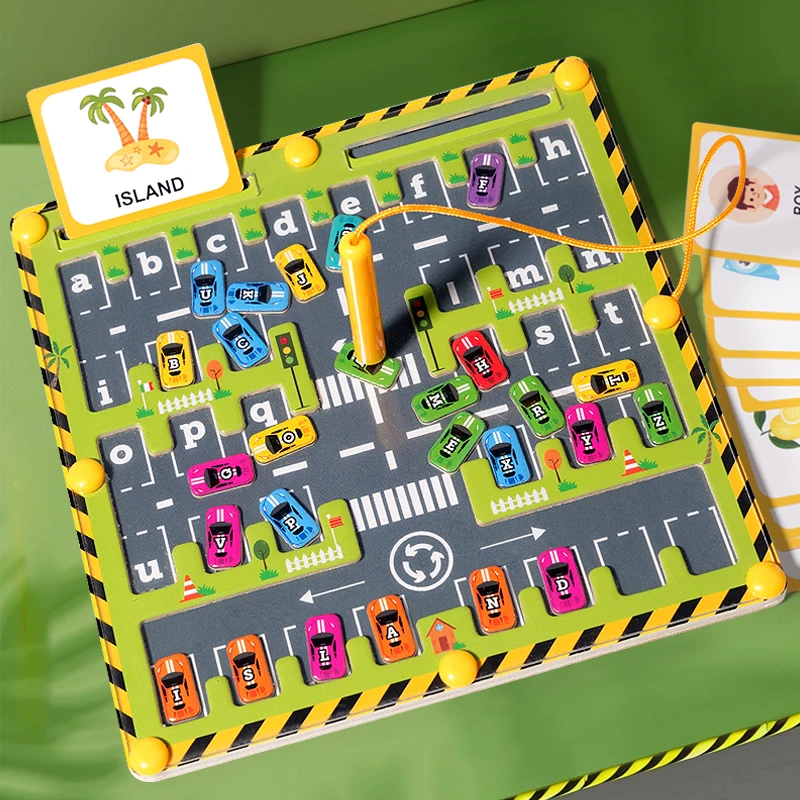 Magnetic Car Alphabet Maze Mon - Abc Kids Early Education recension och pris