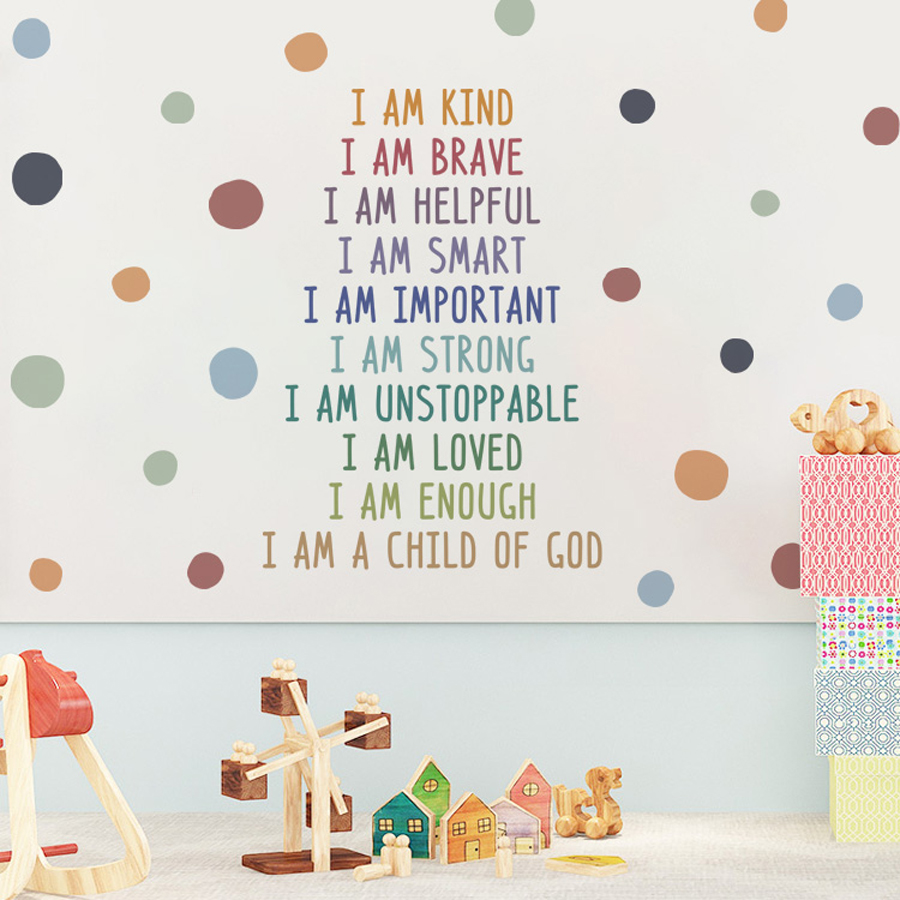 Positive Kid Classroom Wall Pi - Kids Education Motivation recension och pris