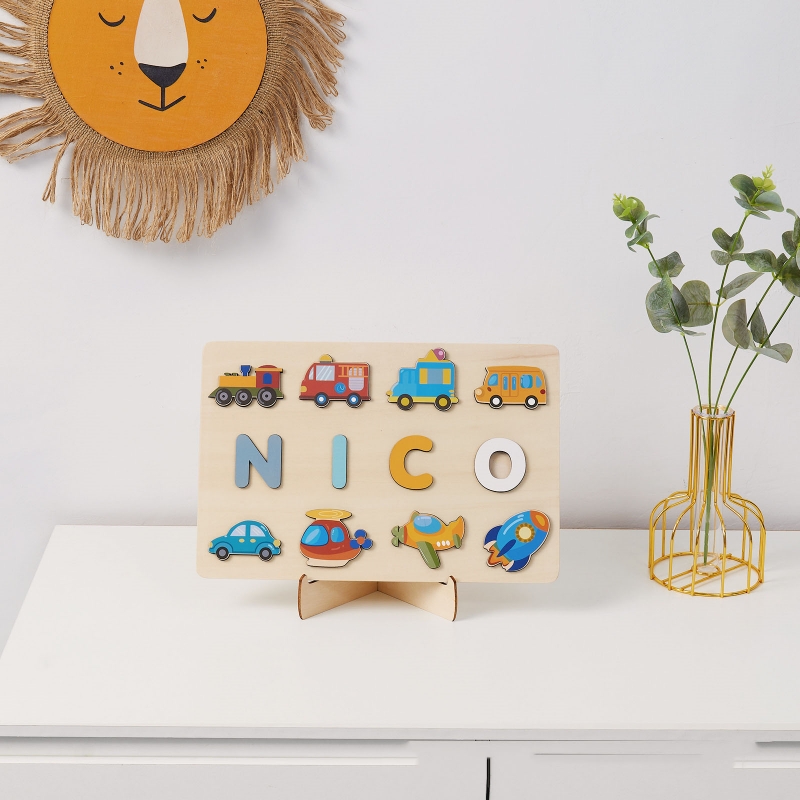 Montessori Personalised Wooden - Kids Education Name recension och pris