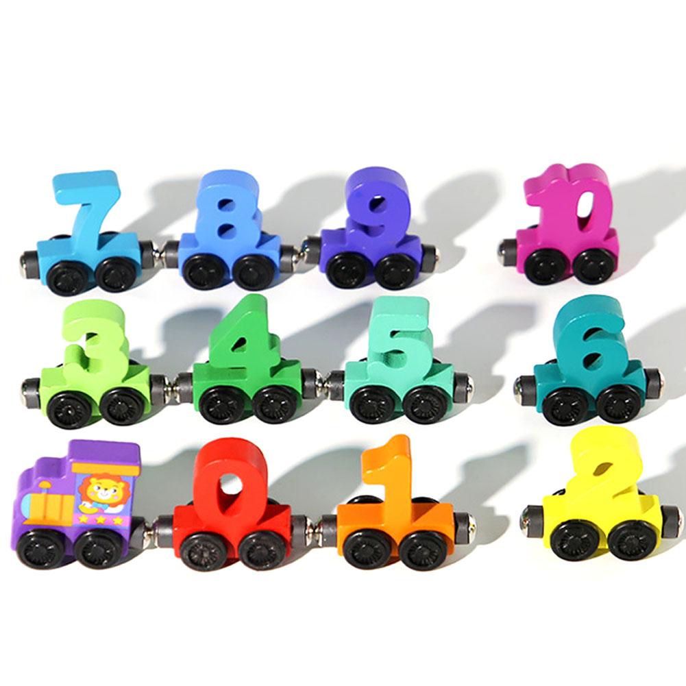 Wooden Magnetic Number Train S - Kids Education Number recension och pris