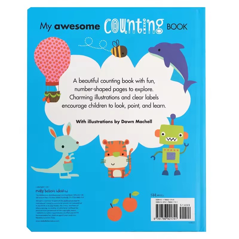 My Awesome Counting Book - Eng - Kids Education Number recension och pris