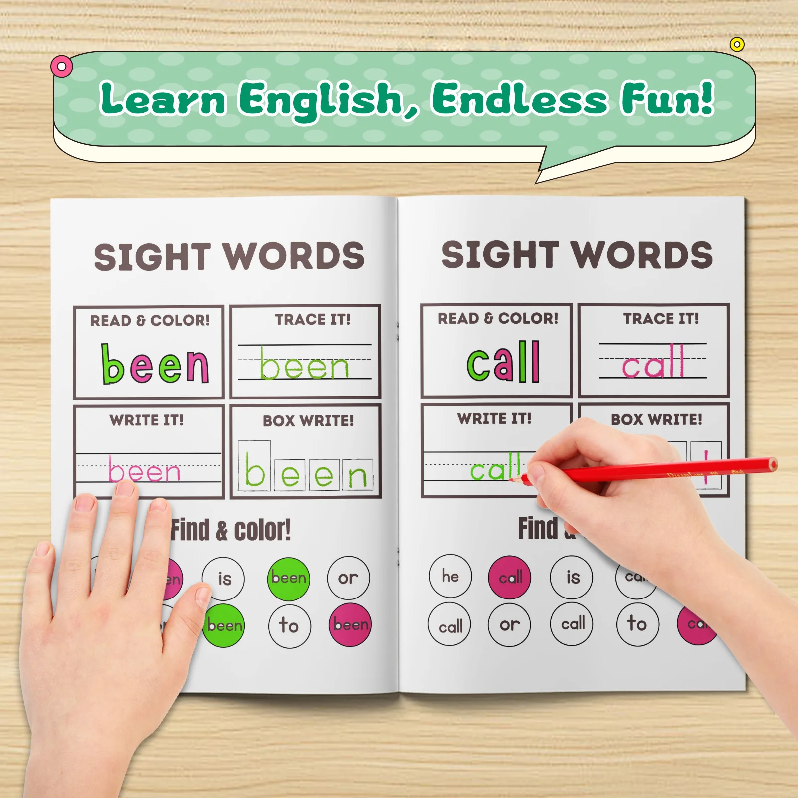 Kids English Word Coloring Wor - Kids Education Activities recension och pris