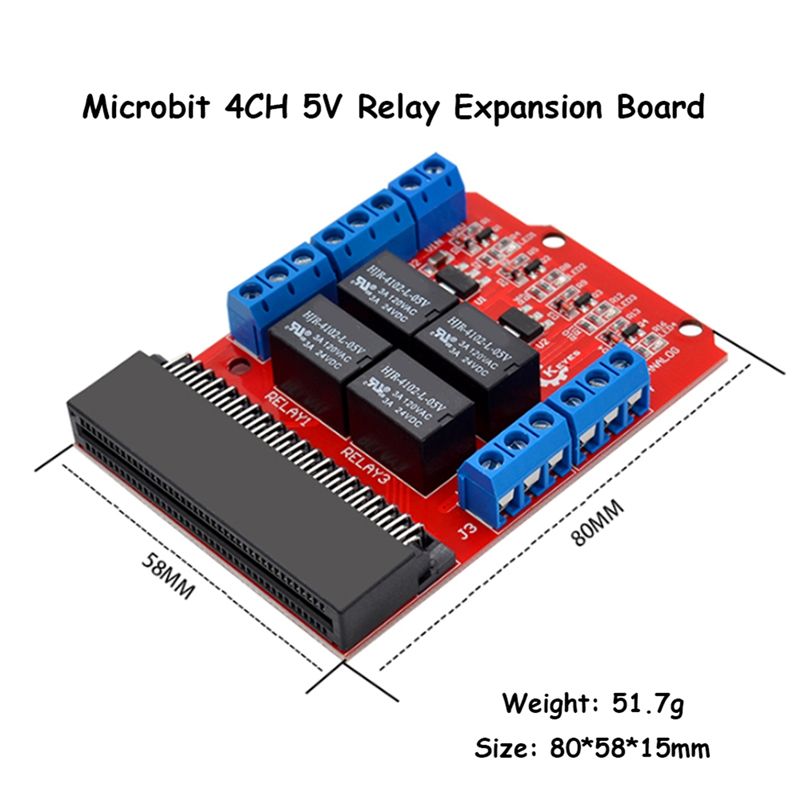 SCLS Microbit 4 Channel Relay  - Kids Education Channel recension och pris