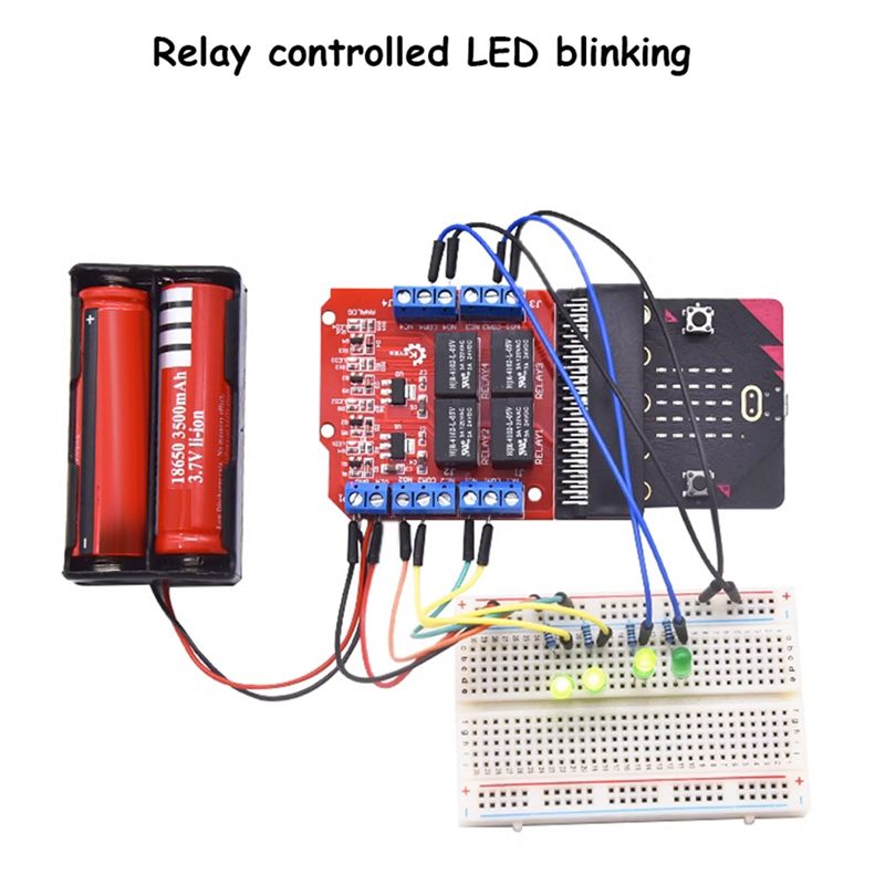 SCLS Microbit 4 Channel Relay  - Kids Education Channel recension och pris