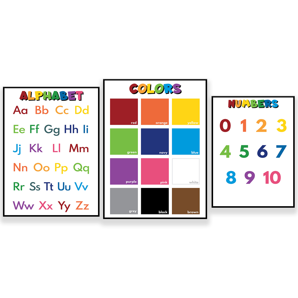 COLOR NAMES,ALPHABET,NUMBERS f - Kids Education Name recension och pris