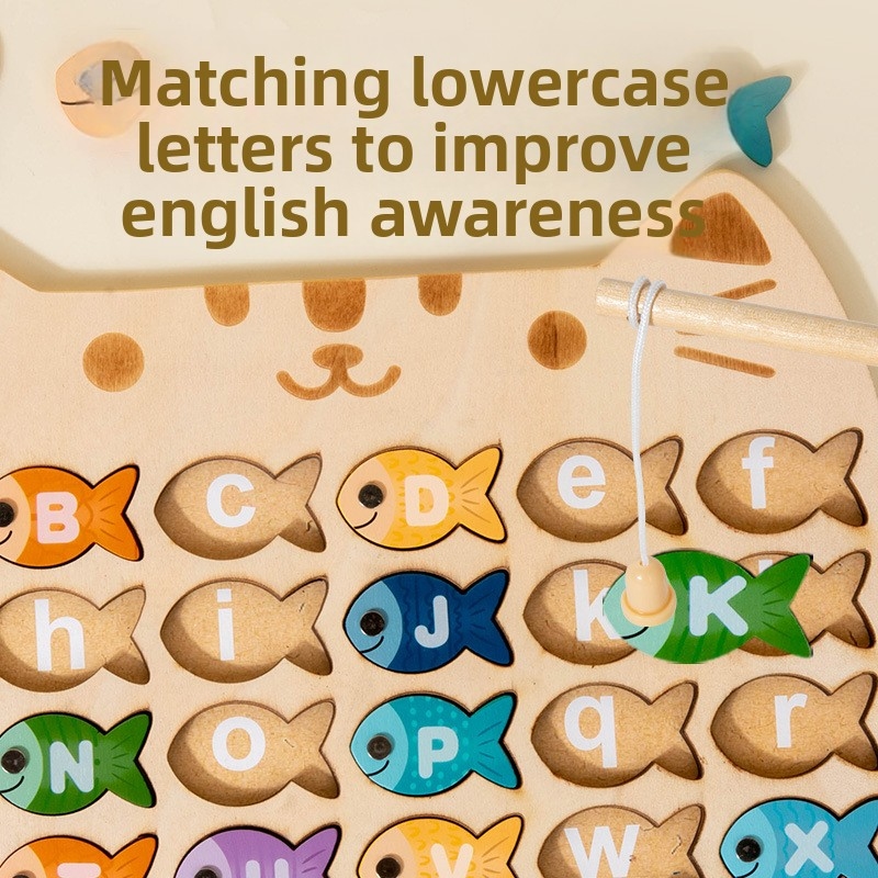 Wooden Magnetic Fishing Game K - Abc Kids Early Education recension och pris