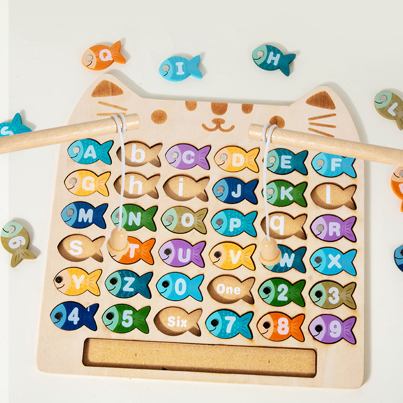 Wooden Magnetic Fishing Game K - Abc Kids Early Education recension och pris