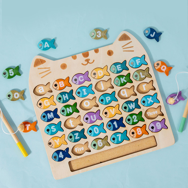 Wooden Magnetic Fishing Game K - Abc Kids Early Education recension och pris
