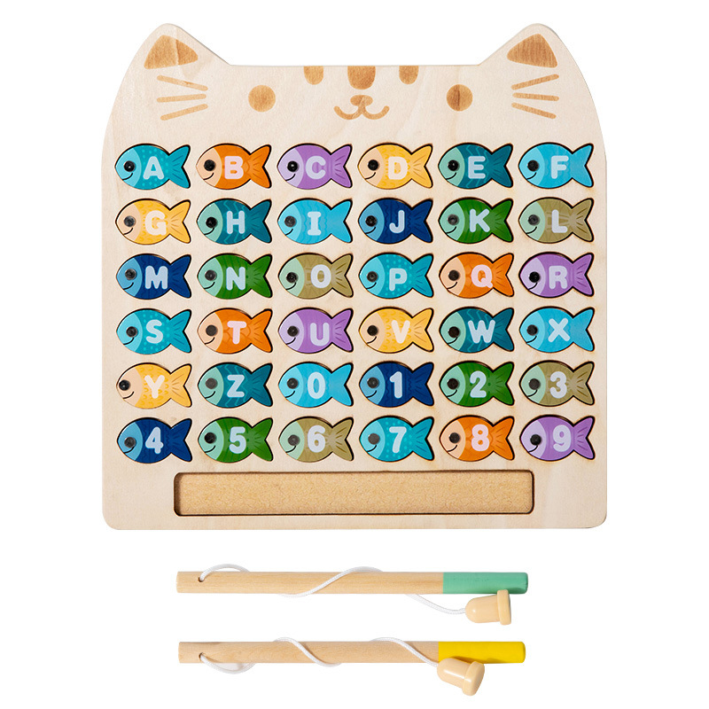 Wooden Magnetic Fishing Game K - Abc Kids Early Education recension och pris
