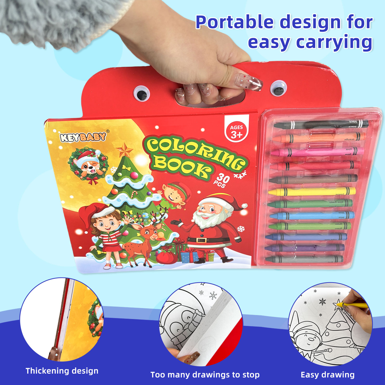 Portable Kids Drawing Coloring - Kids Education Activities recension och pris