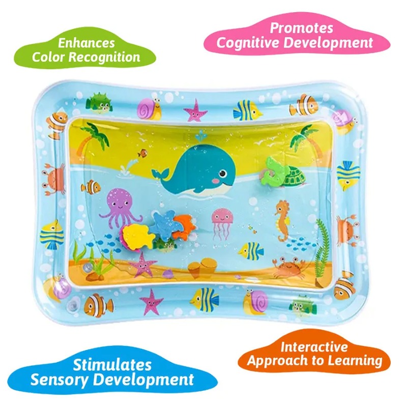 Baby Water Play Mat Inflatable - Kids Education Activities recension och pris