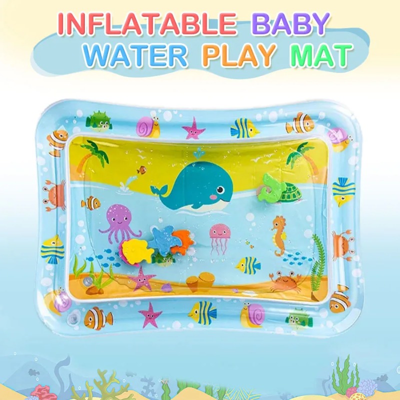 Baby Water Play Mat Inflatable - Kids Education Activities recension och pris