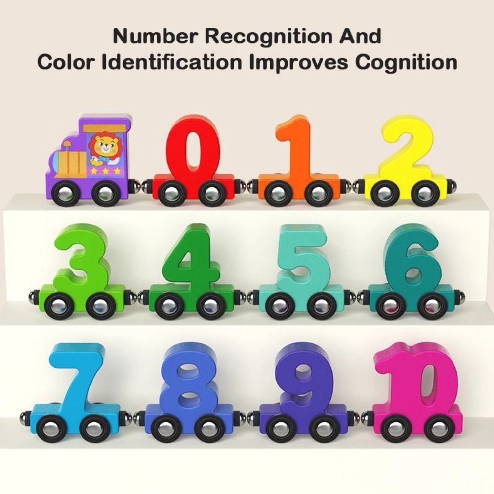 1set 0-10 Number Digital Train - Kids Education Number recension och pris