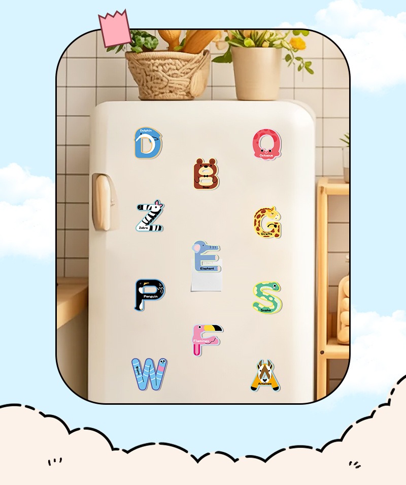 52Pcs Alphabet Magnetic Fridge - Abc Kids Early Education recension och pris