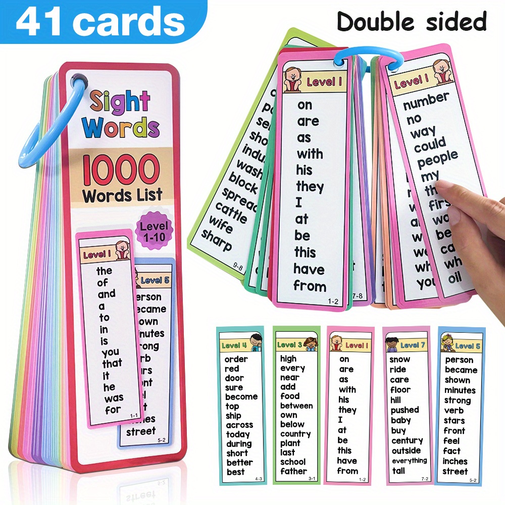 1000 Sight Words Flash Cards f - Kids Education Activities recension och pris