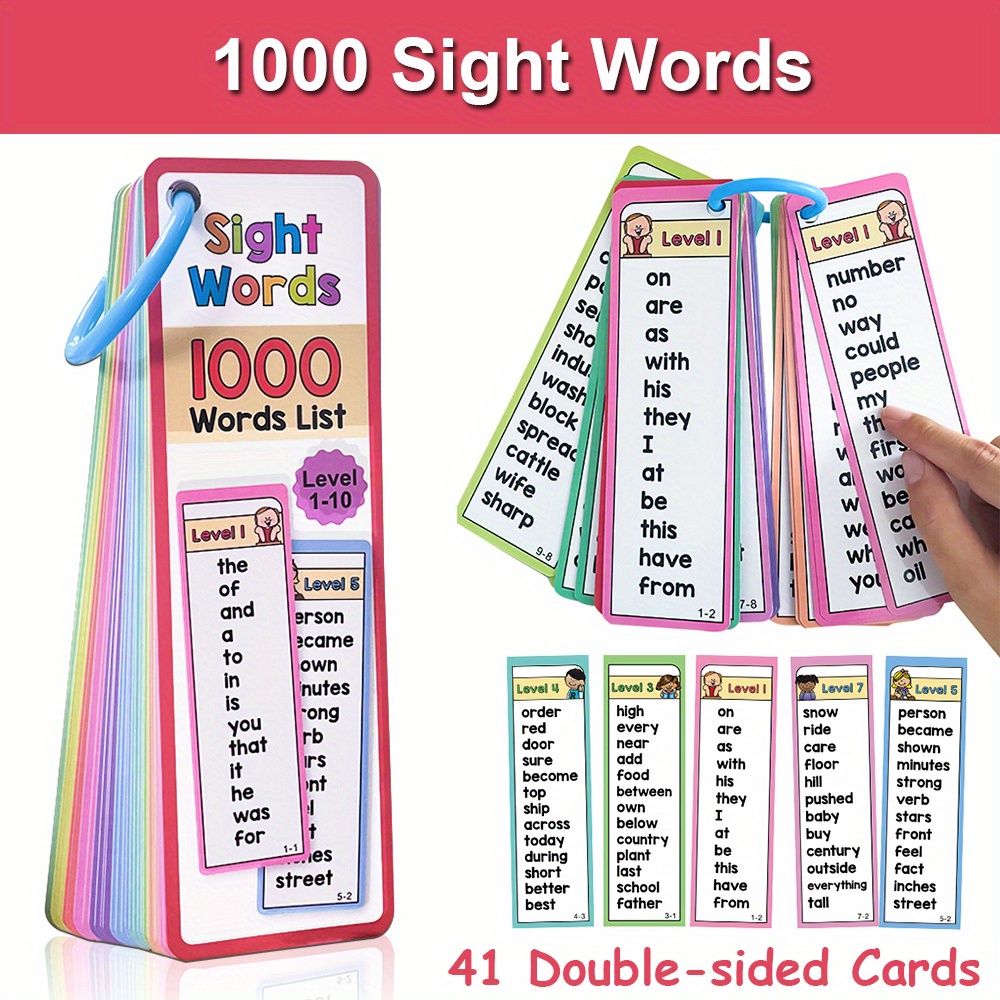 1000 Sight Words Flash Cards f - Kids Education Activities recension och pris