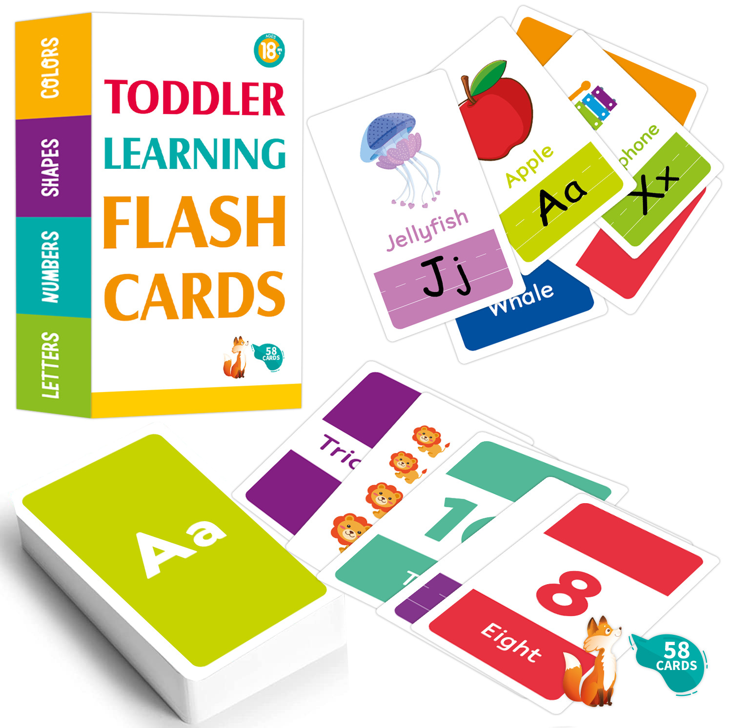 58PCS ABC Alphabet Flashcards  - Abc Kids Early Education recension och pris