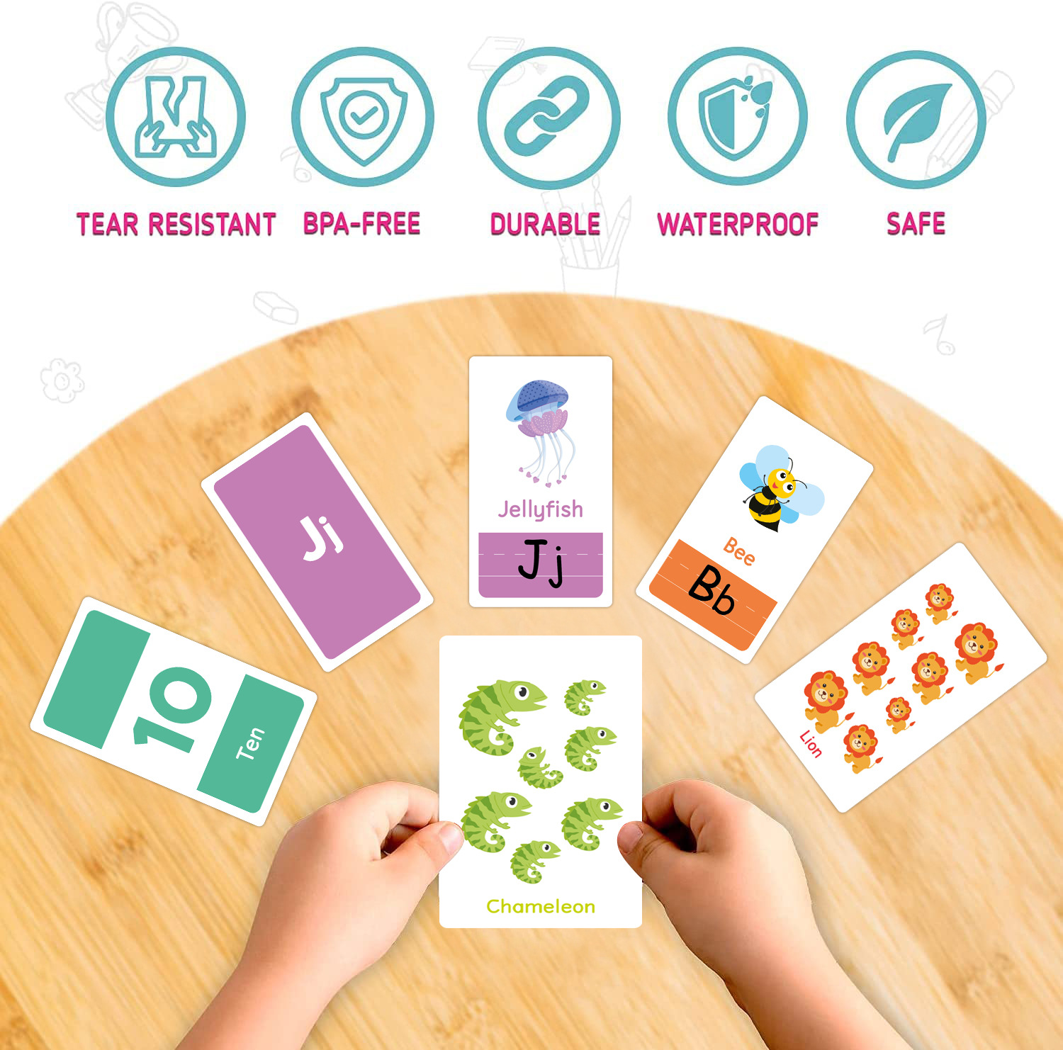 58PCS ABC Alphabet Flashcards  - Abc Kids Early Education recension och pris