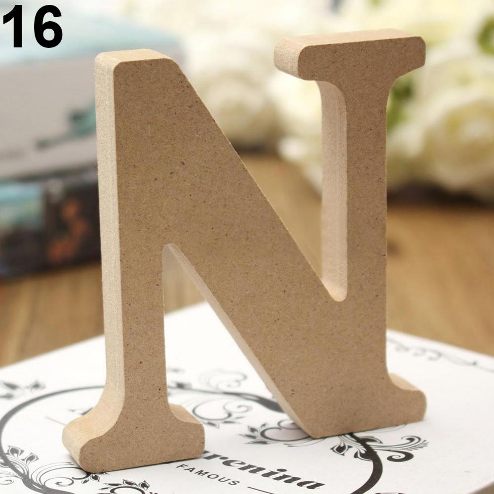 10cm Freestanding A-Z Wooden L - Kids Education Name recension och pris