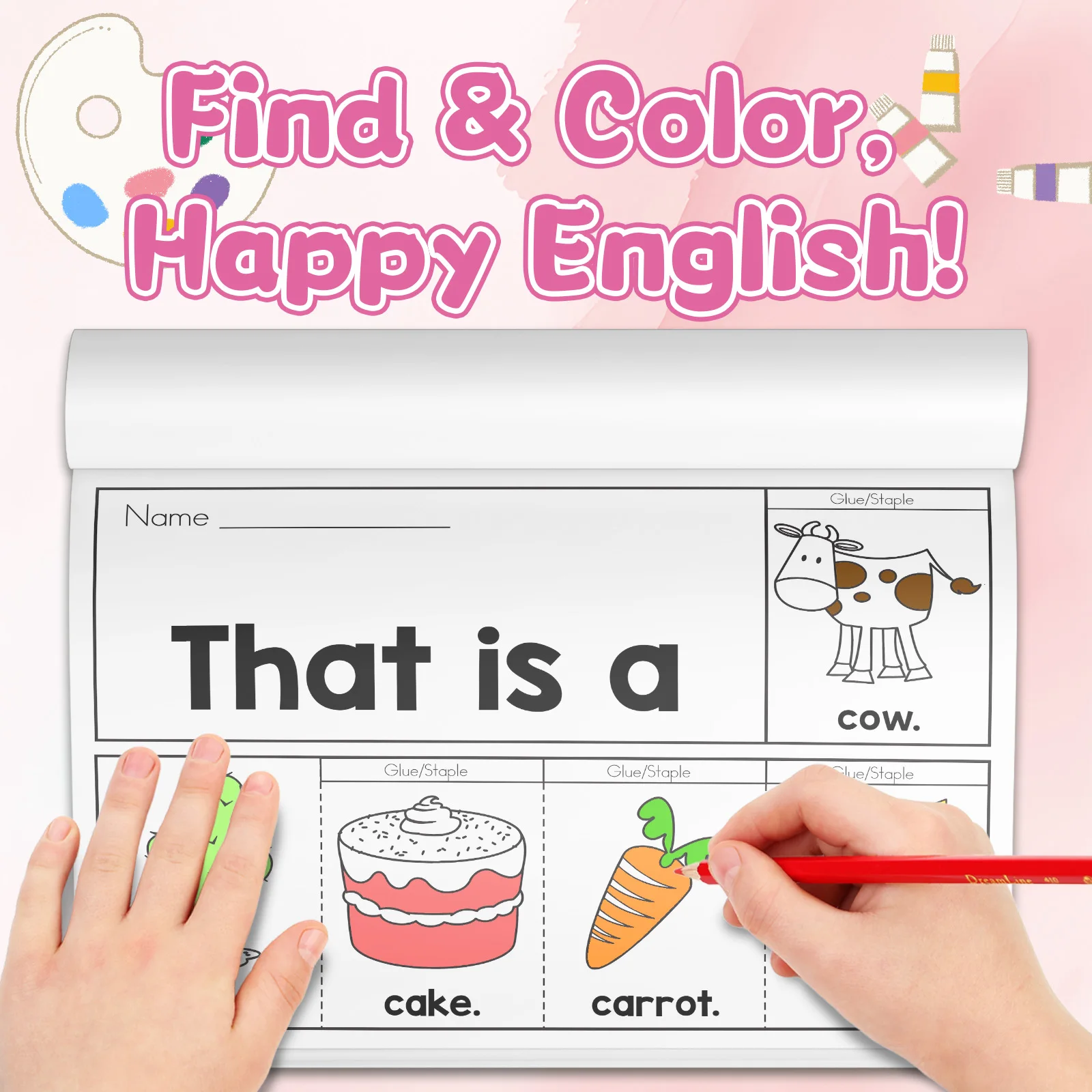 Kids English Word Coloring Wor - Kids Education Activities recension och pris