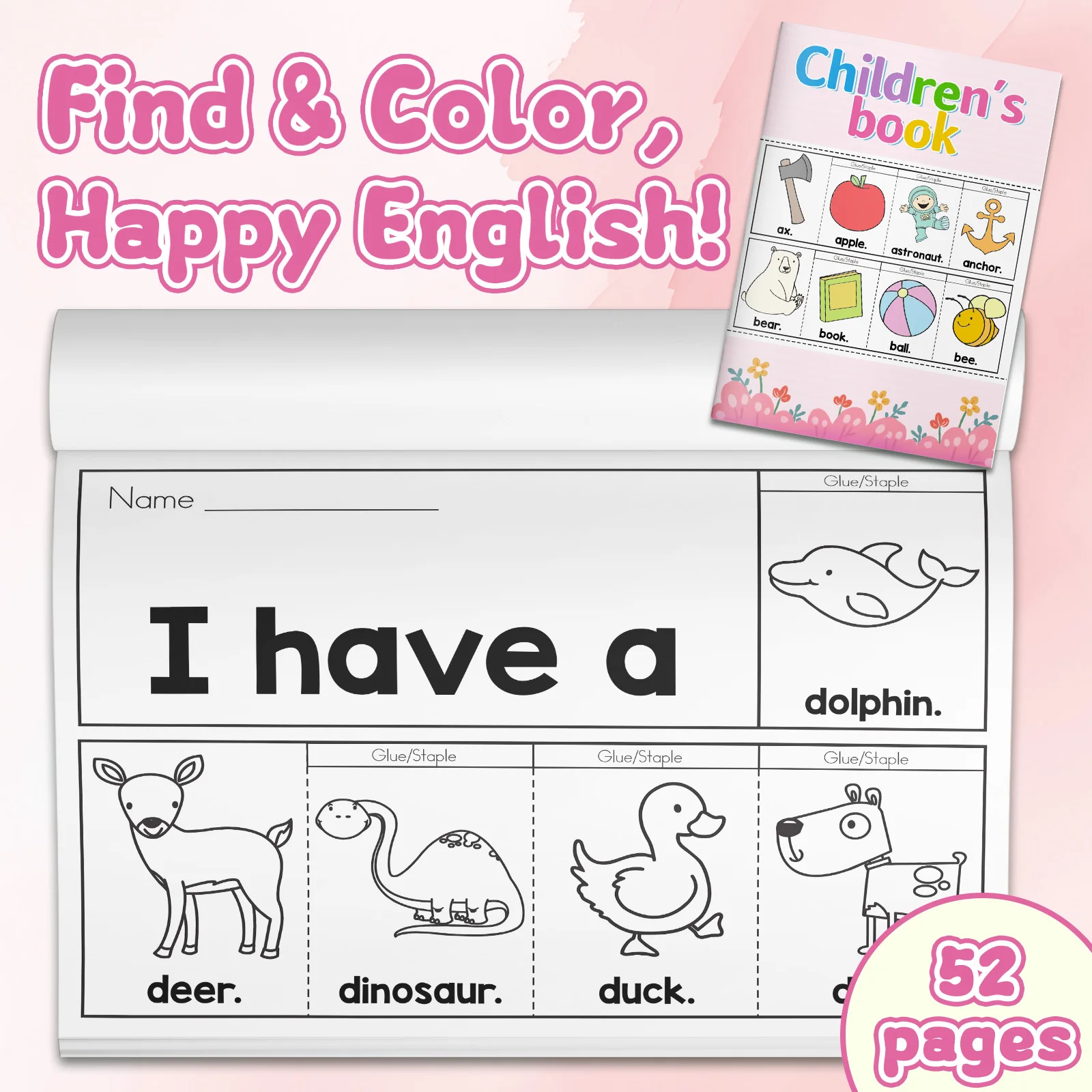 Kids English Word Coloring Wor - Kids Education Activities recension och pris