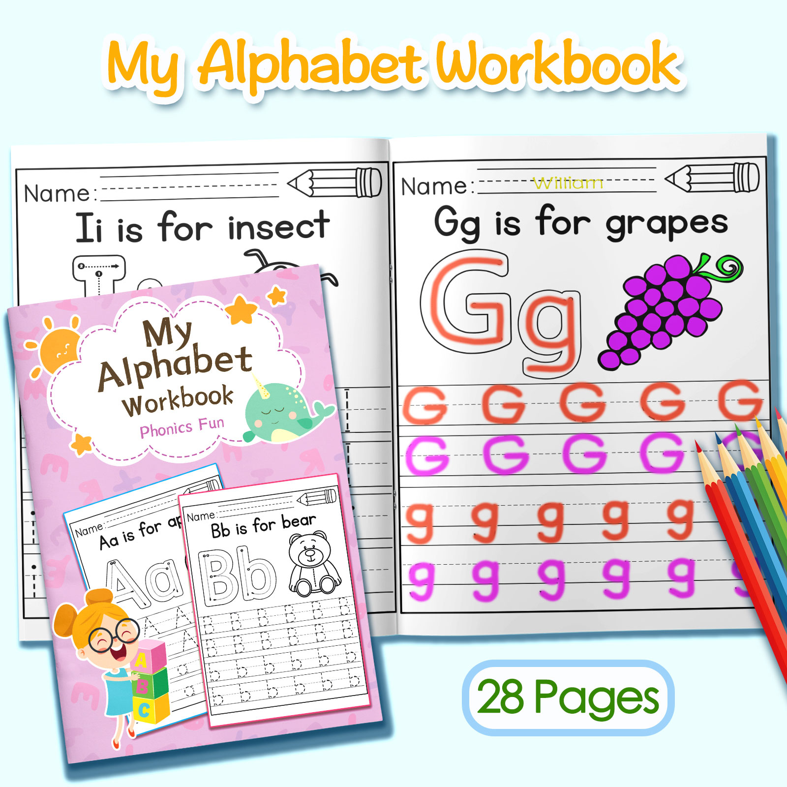 Kids Alphabet Words & Sentence - Kids Education Activities recension och pris