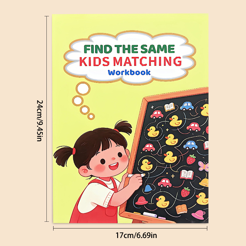Find The Same Matching Workboo - Kids Education Activities recension och pris