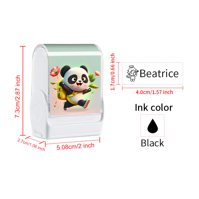 Customized Kids Engraved Stamp - Kids Education Name recension och pris