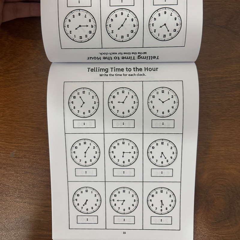 Telling Time Workbook for Kids - Kids Education Activities recension och pris