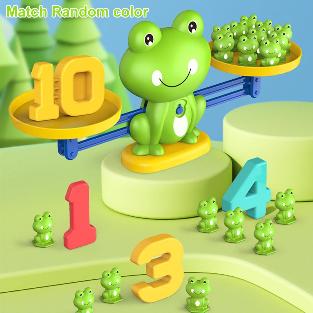 Frog Balance Math Game Toy Kid - Kids Education Number recension och pris