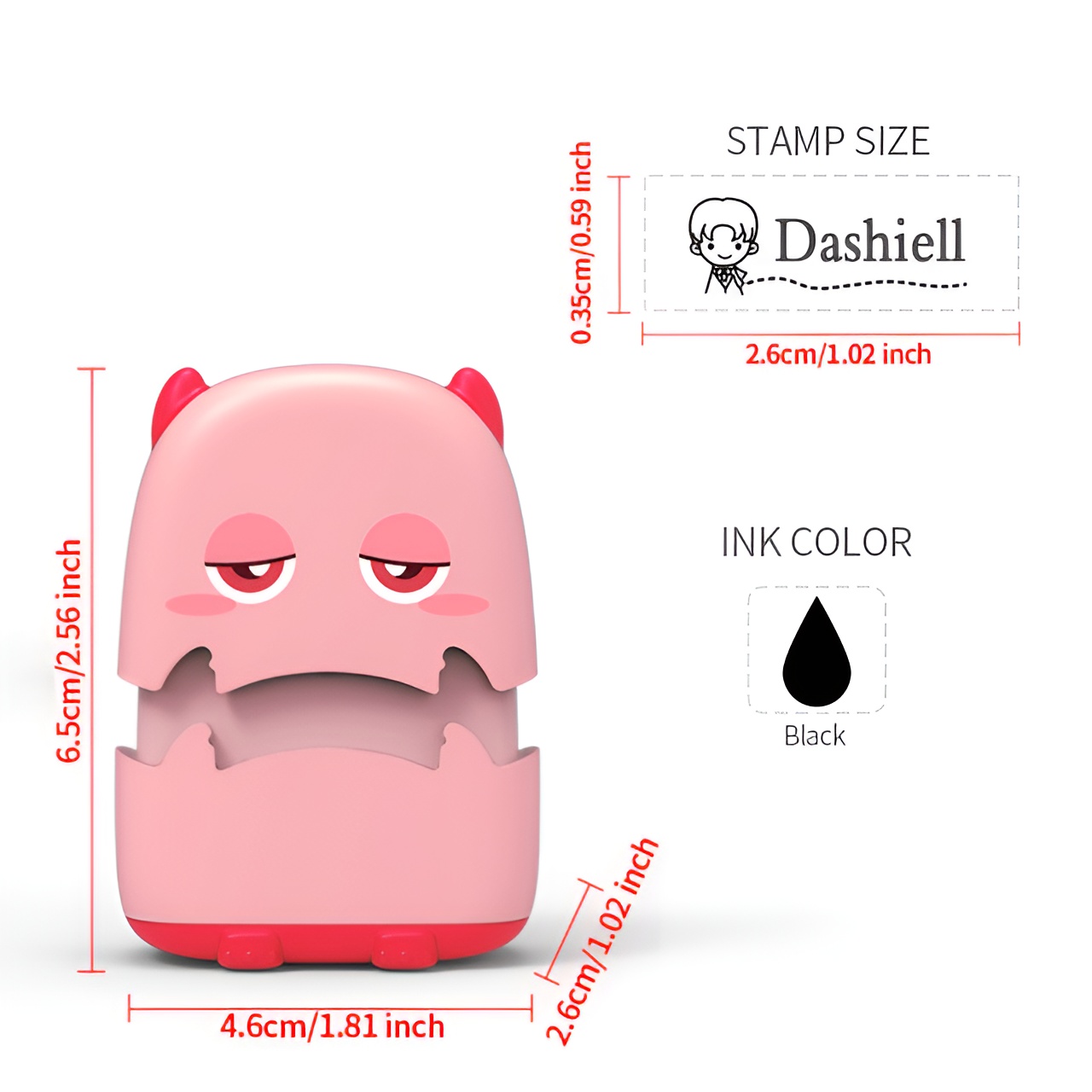 Personalized Kids Name Stamp - - Kids Education Name recension och pris